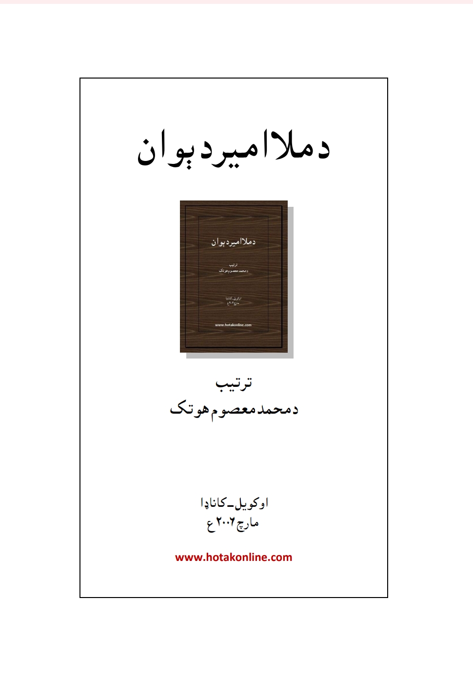 دملا امیر دیوان