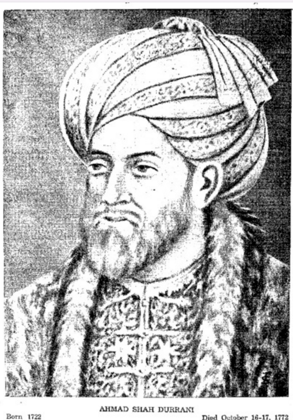 Abmad Shah Durrani احمدشاه درانی