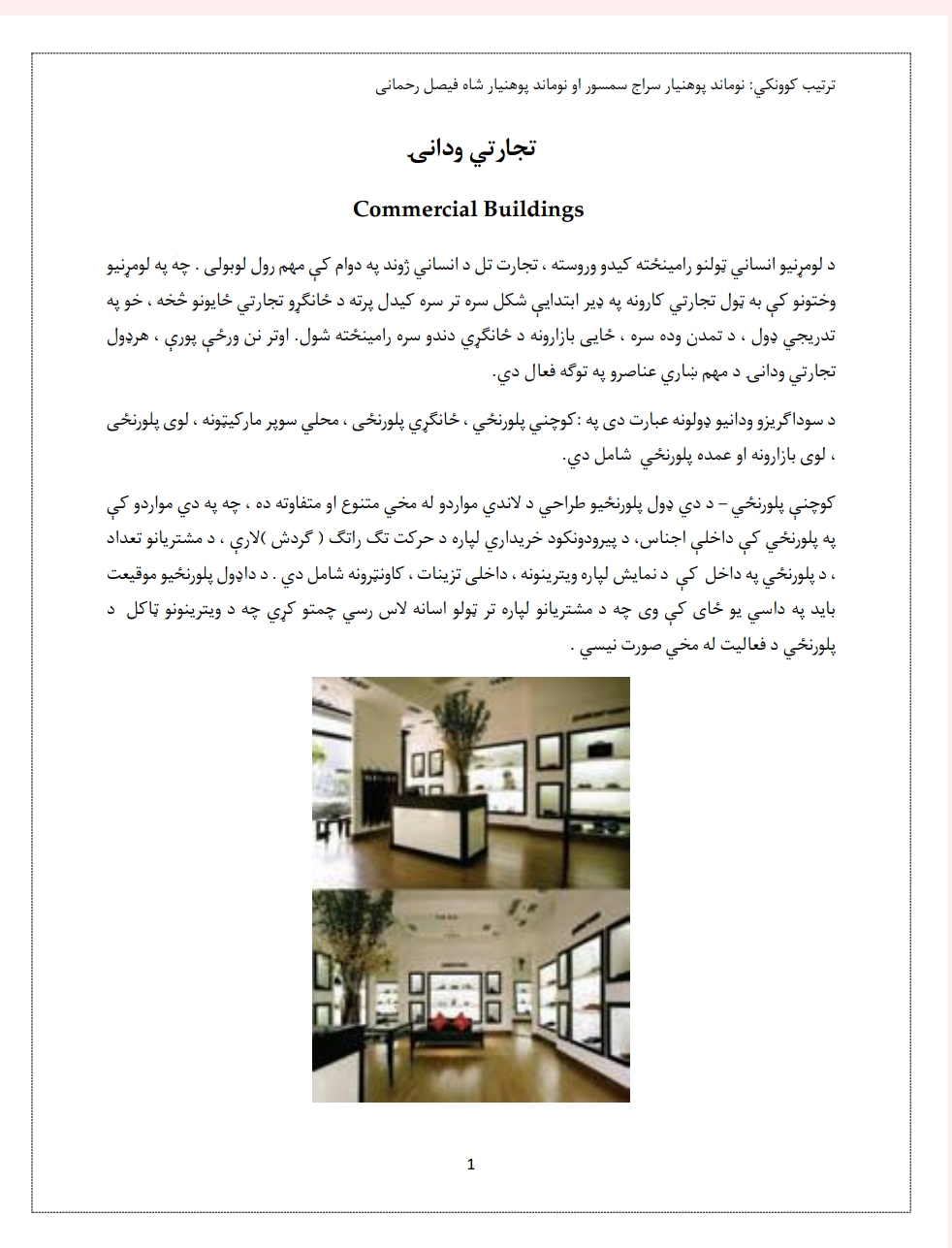 تجارتي ودانۍ