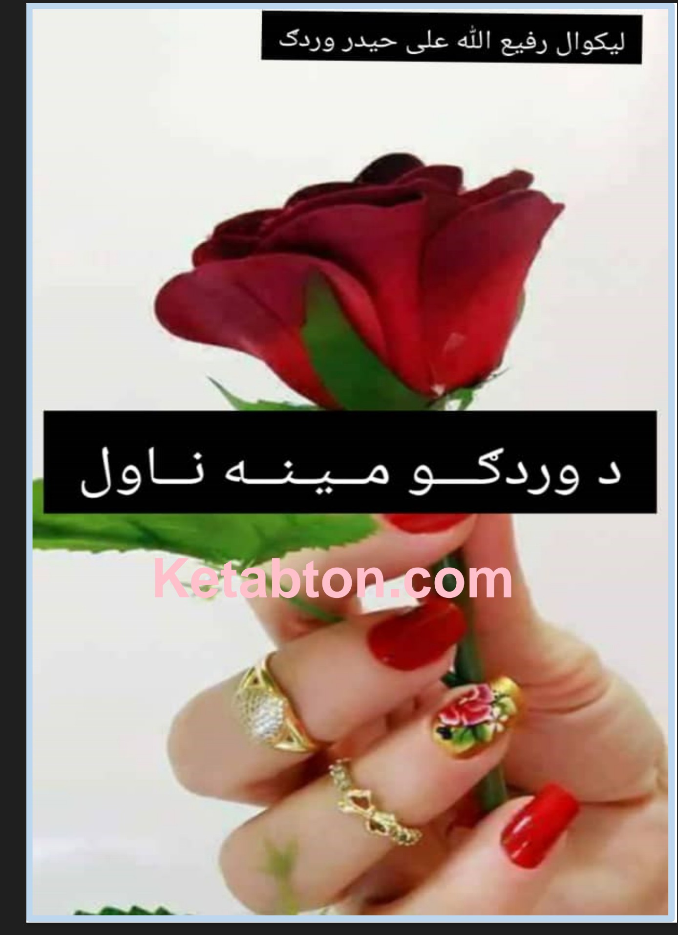 د وردګو مینه ناول