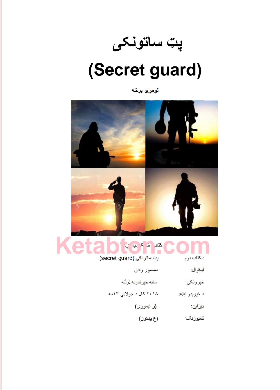 پټ ساتونکی ناول